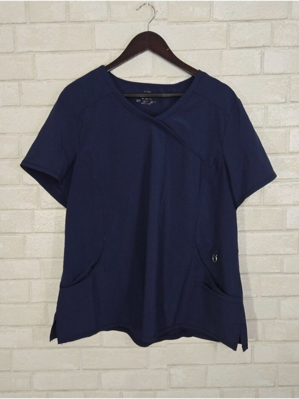 infinity Navy scrub top